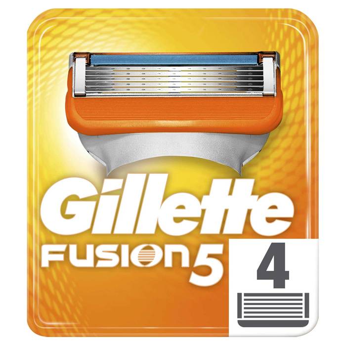GILLETTE ανταλλακτικές λεπίδες fusion5 4τεμ