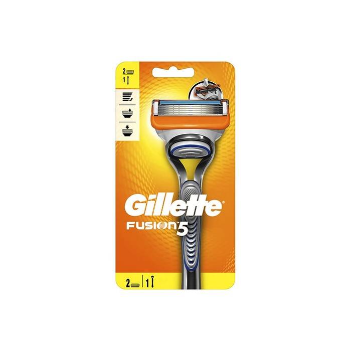 GILLETTE ξυραφάκι fusion5 με ανταλλακτικές λεπίδες 2τεμ