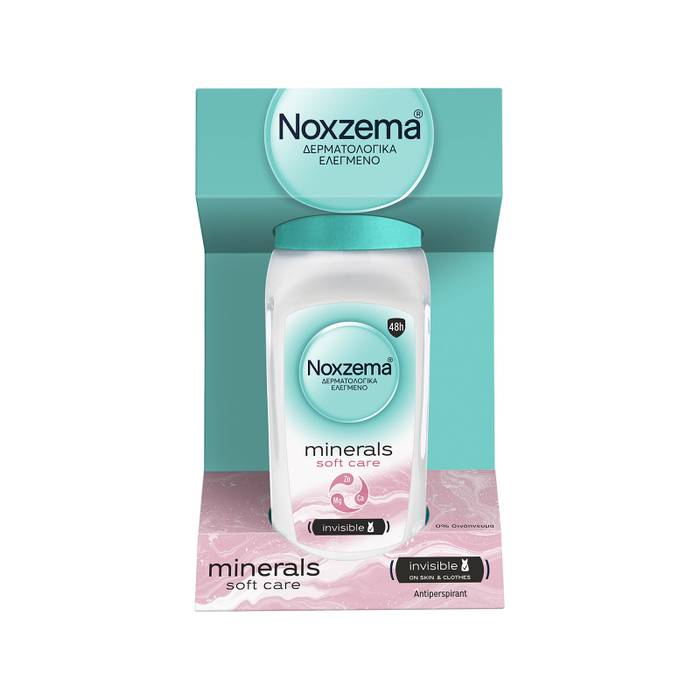 NOXZEMA αποσμητικό σώματος roll-on minerals soft care 50ml