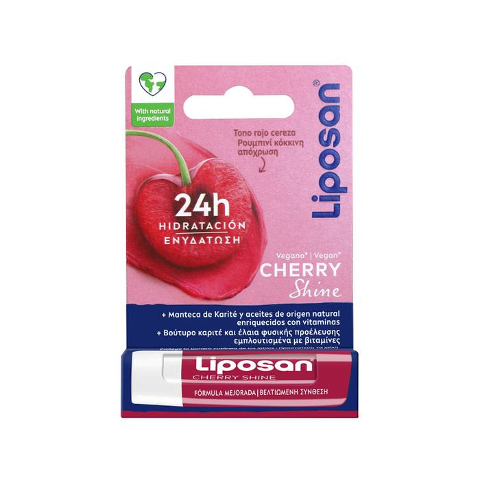 LIPOSAN blister ενυδατικό χειλιών κεράσι 4,8gr