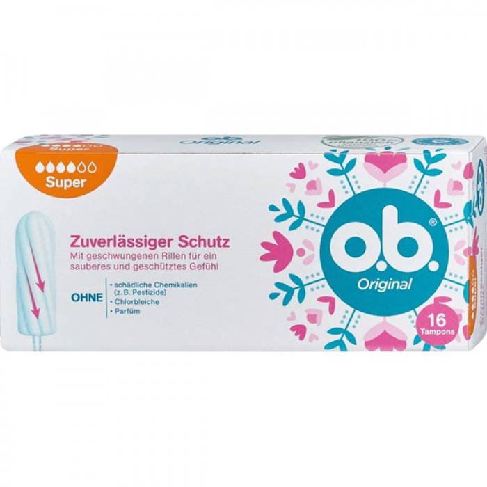 O.B. ταμπόν original super 16τεμ