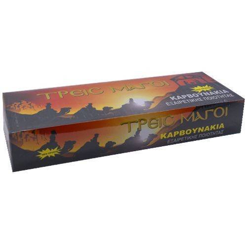 METALLEX Τρεις Μάγοι καρβουνάκι μεσαίο 27mm 20x6τεμ