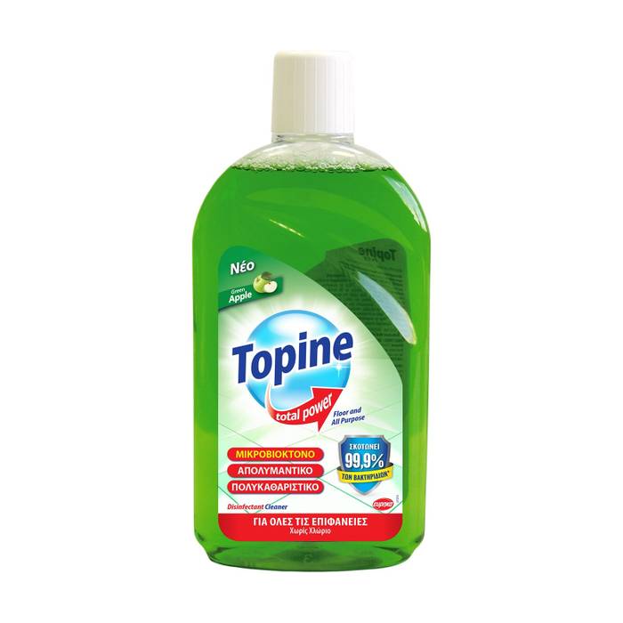 TOPINE υγρό απολυμαντικό πράσινο 1lt