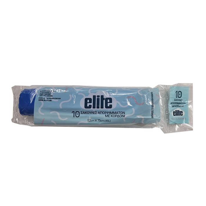 ELITE σακούλες απορριμμάτων με κορδόνι 52x75cm 2x10τεμ