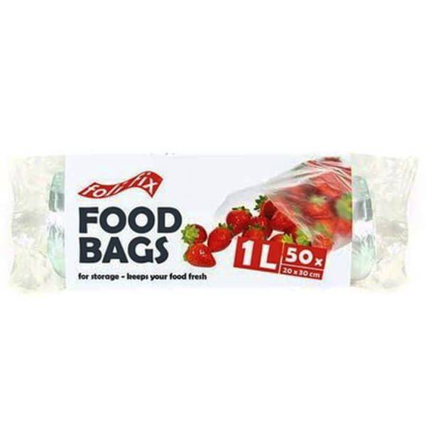 FOLI FIX σακούλες τροφίμων 1lt 20x30cm 50τεμ