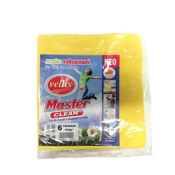 VELLIS master clean πανάκι καθαρισμού 6τεμ
