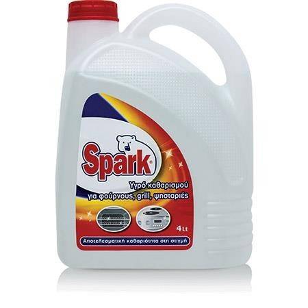SPARK υγρό καθαριστικό φούρνων 4lt
