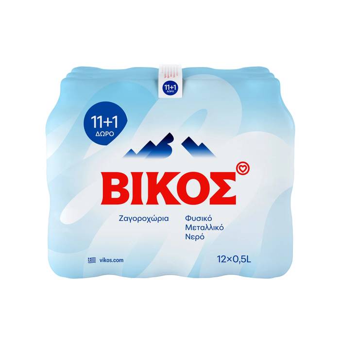ΒΙΚΟΣ φυσικό μεταλλικό νερό 12x500ml