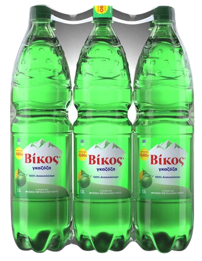 ΒΙΚΟΣ αναψυκτικό γκαζόζα μπουκάλι 6x1,5lt