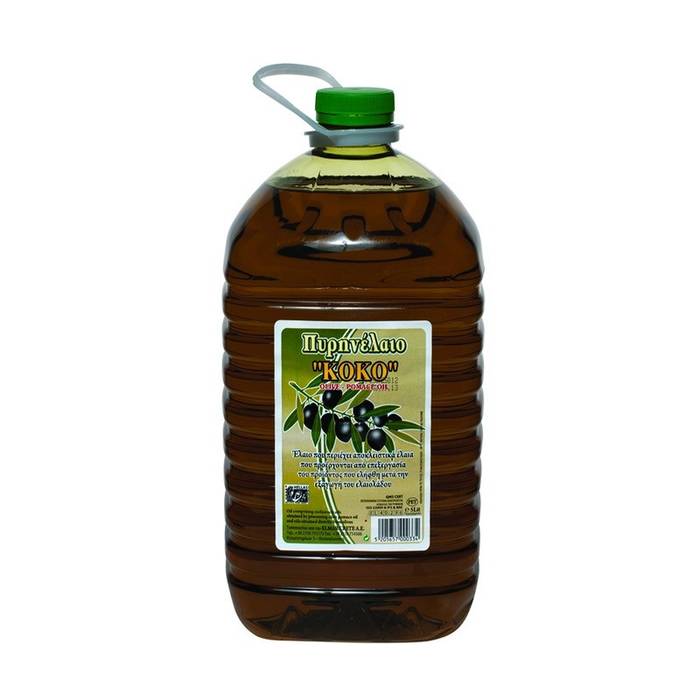 ΚΟΚΟΛΙΝΑΚΗ πυρηνέλαιο 5lt