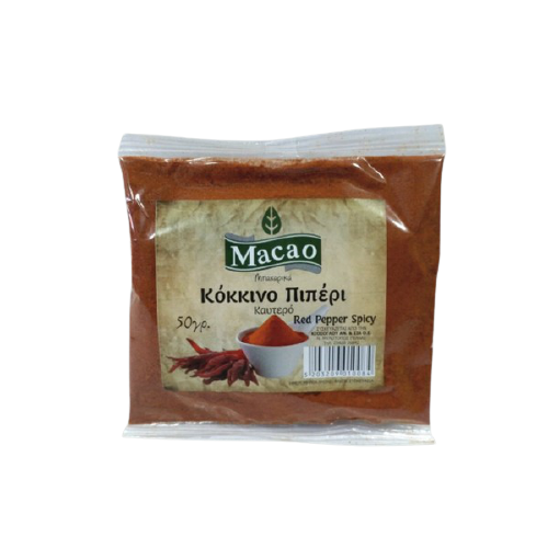 MACAO κόκκινο πιπέρι καυτερό 50gr