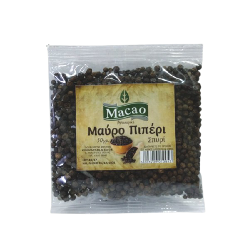MACAO μαύρο πιπέρι σπυρί 50gr