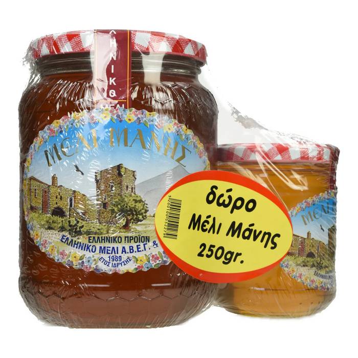 ΜΕΛΙ ΜΑΝΗΣ δασόμελο 950gr και εκλεκτό 250gr