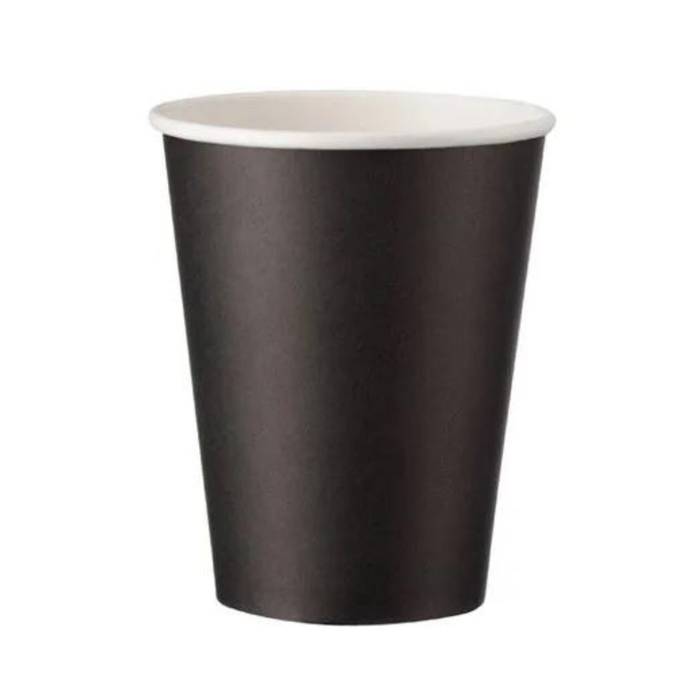 ΘΑΛΑΣΣΙΝΟΣ ποτήρι χάρτινο μαύρο single wall 12oz 50τεμ