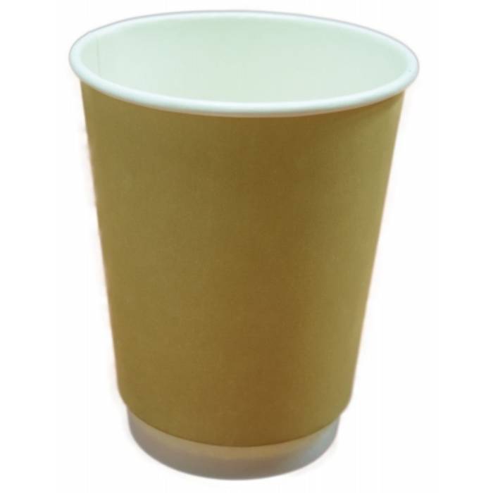 ΘΑΛΑΣΣΙΝΟΣ ποτήρι χάρτινο kraft double wall 8oz 25τεμ