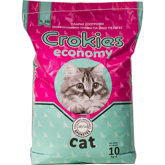 CROCKIES γατοτροφή κροκέτα 10kg