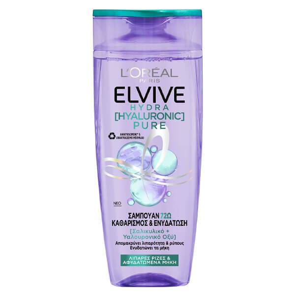 ELVIVE σαμπουάν hydra hyaluronic pure 400ml