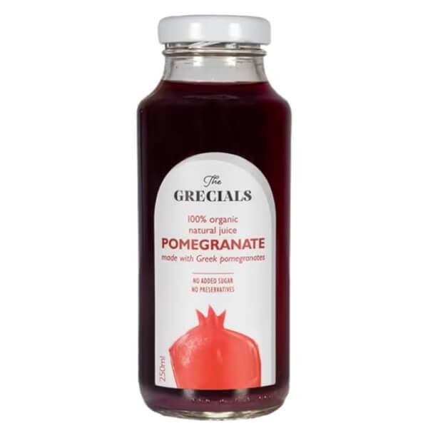 GRECIALS χυμός 100% φυσικός ρόδι σε γυάλινο 250ml