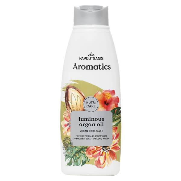 ΠΑΠΟΥΤΣΑΝΗΣ Aromatics αφρόλουτρο vegan με αργανέλαιο 600ml
