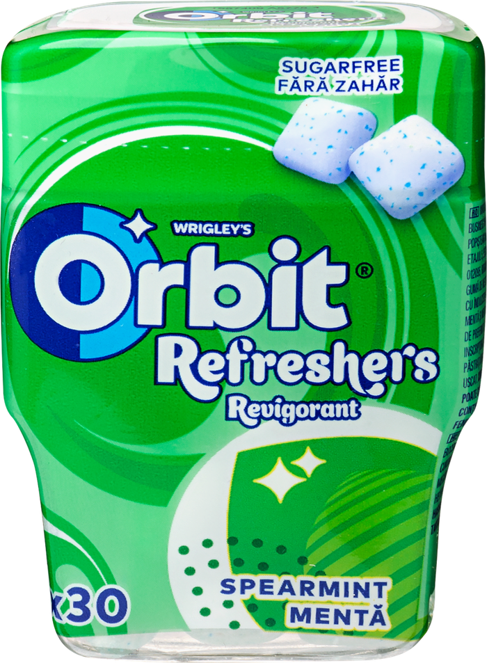 ORBIT τσίχλες με δυόσμο κουτί 67gr