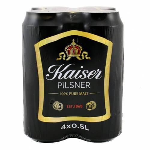 KAISER PILSNER μπύρα κουτί 4x500ml