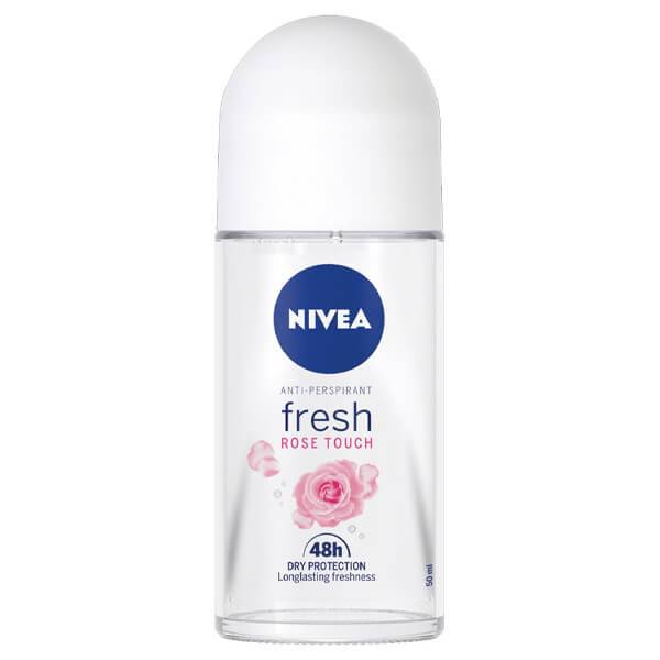 NIVEA αποσμητικό σώματος roll-on fresh rose touch 50ml