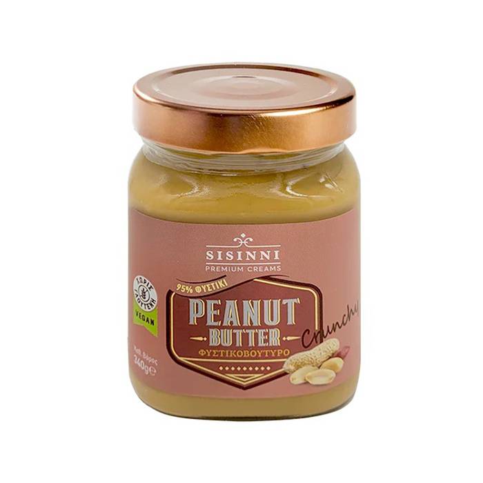 SISINNI φυστικοβούτυρο crunchy 340gr