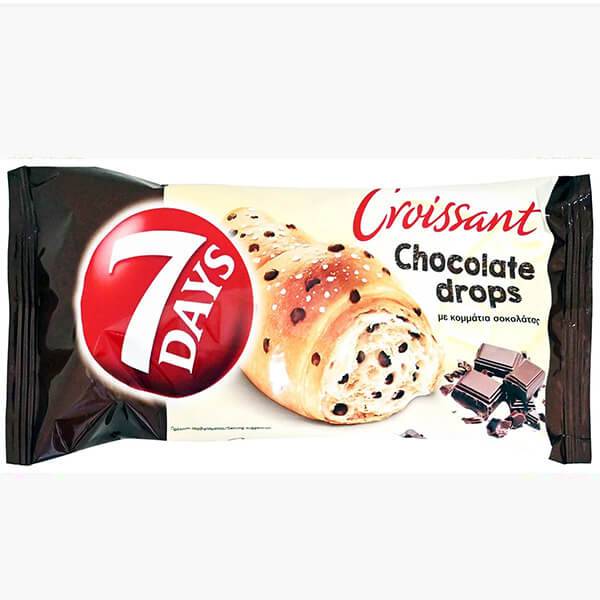 7 DAYS κρουασάν με σταγόνες σοκολάτας 70gr