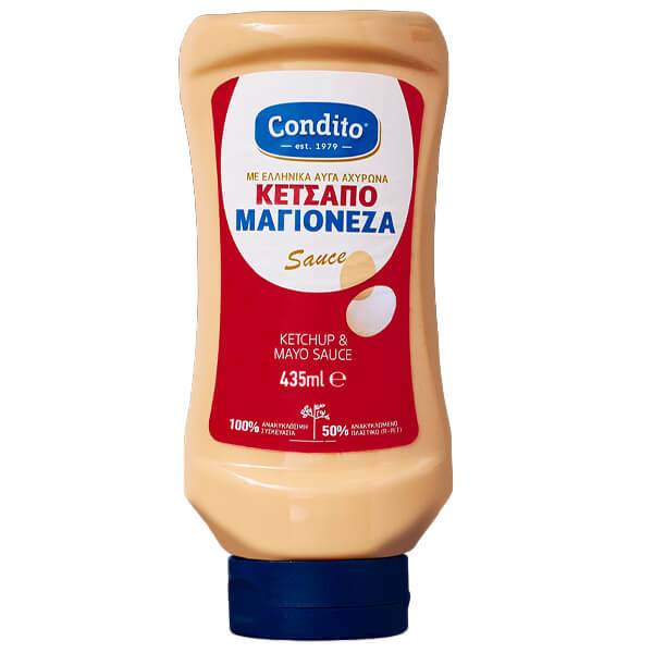 CONDITO κετσαπομαγιονέζα top down 435ml