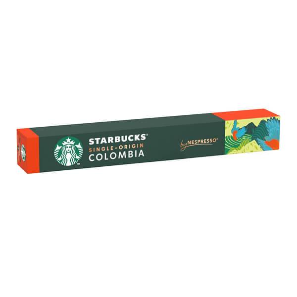 STARBUCKS καφές σε κάψουλες espresso single origin colombia συμβατές με μηχανή Nespresso 10τεμ