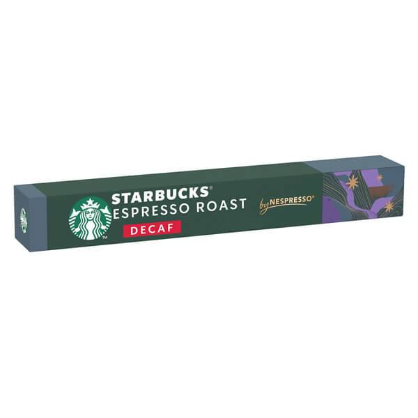 STARBUCKS καφές σε κάψουλες espresso roast decaf συμβατές με μηχανή Nespresso 10τεμ