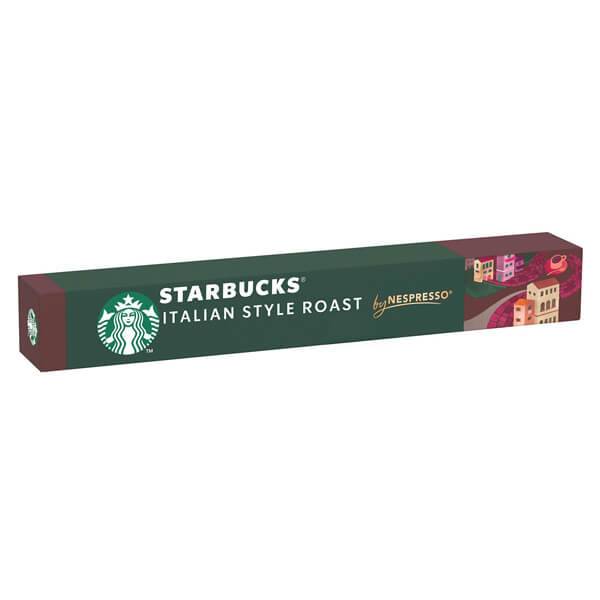 STARBUCKS καφές σε κάψουλες espresso italian stlye roast συμβατές με μηχανή Nespresso 10τεμ
