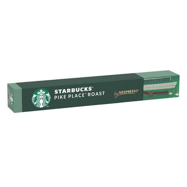 STARBUCKS καφές σε κάψουλες espresso pike place roast συμβατές με μηχανή Nespresso 10τεμ