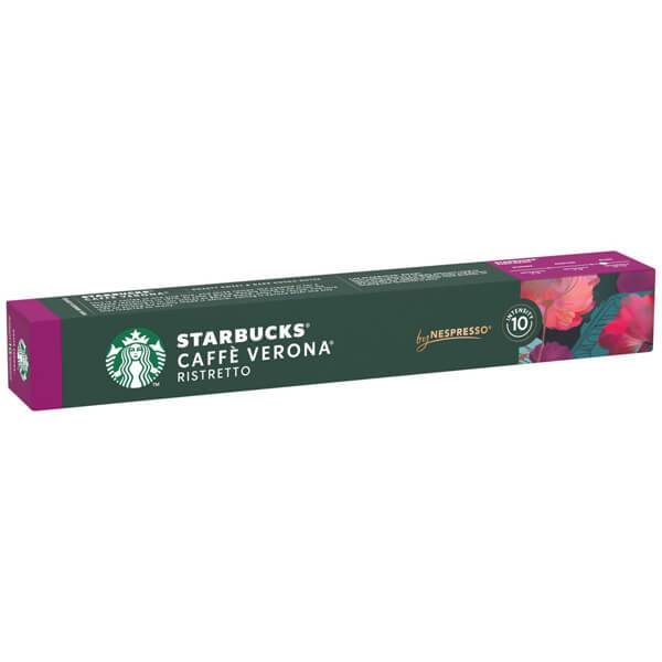 STARBUCKS καφές σε κάψουλες espresso verona ristretto creamy συμβατές με μηχανή Nespresso 10τεμ