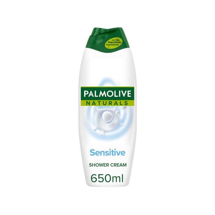 PALMOLIVE αφρόλουτρο naturals sensitive με γάλα 650ml