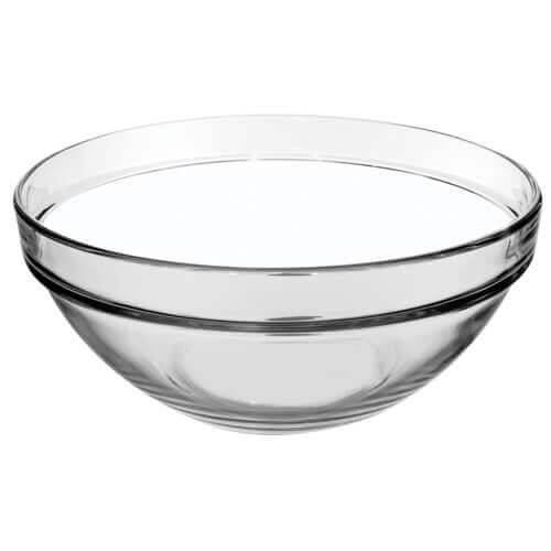 UNIGLASS μπωλ σαλάτας γυάλινο 220mm 58228