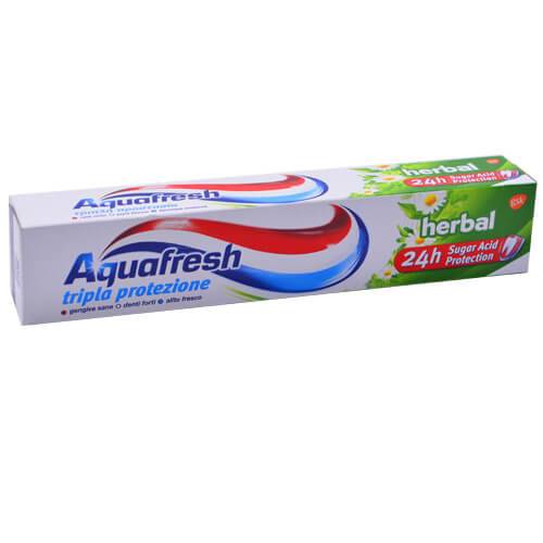 AQUAFRESH οδοντόκρεμα Triple Protection Herbal 75ml