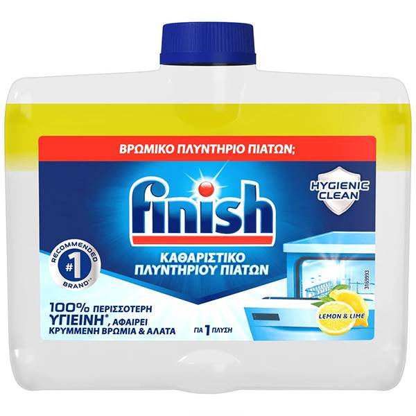 FINISH καθαριστικό πλυντηρίου πιάτων λεμόνι 250ml