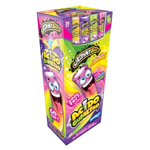 JOHNY BEE μαστίχες μέτρο με ξινή σκόνη 30x22gr