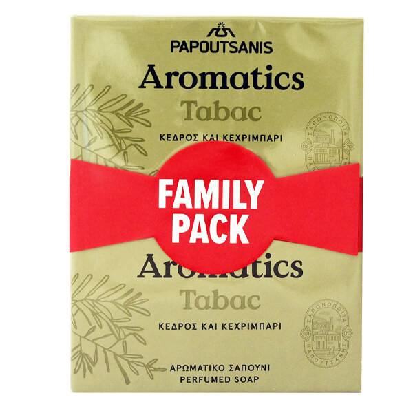 ΠΑΠΟΥΤΣΑΝΗΣ Aromatics σαπούνι tabac 4x100gr