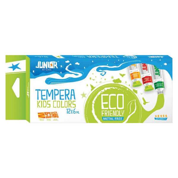 JUNIOR τέμπερες 10 χρωμάτων 12ml