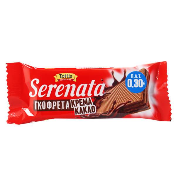 BINGO Serenata γκοφρέτα με κρέμα κακάο 20x25gr