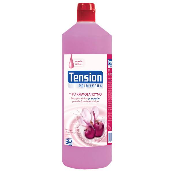 TENSION κρεμοσάπουνο primavera ροζ 1lt