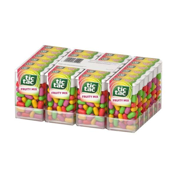 TIC TAC καραμελάκια μιξ φρούτων 24x18gr