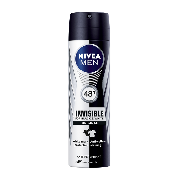 NIVEA αποσμητικό σώματος spray men black και white original 150ml
