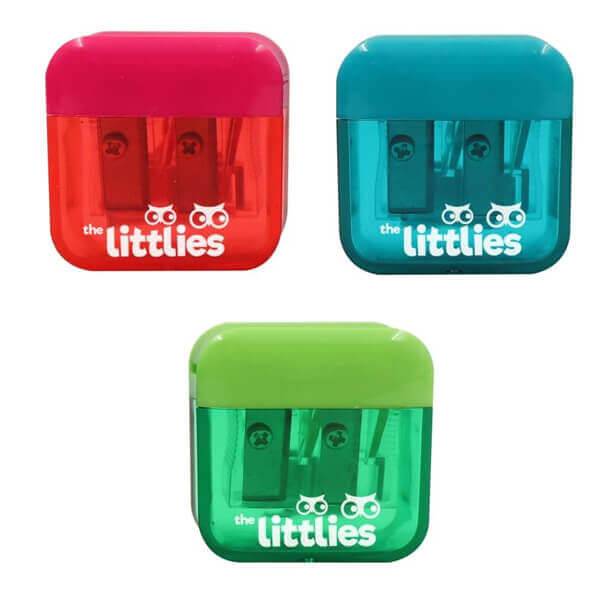 THE LITTLIES ξύστρα διπλή βαρελάκι 35x35x13mm
