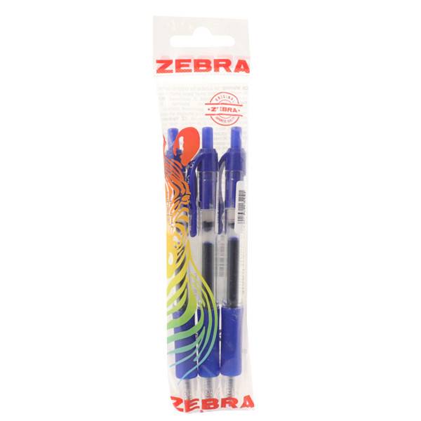 ZEBRA στυλό sarasa retractanble gel μπλε 3τεμ