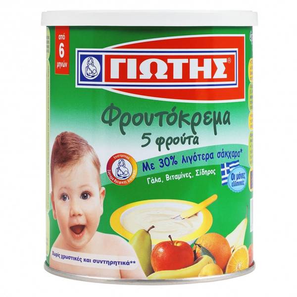 ΓΙΩΤΗΣ φρουτόκρεμα 5 φρούτων 300gr