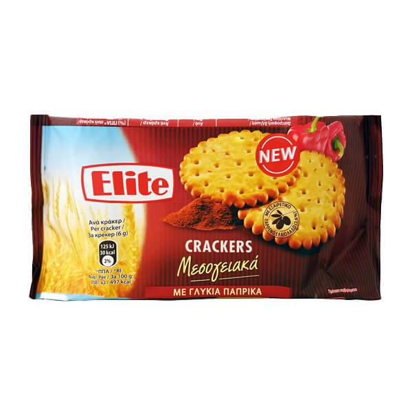 ELITE crackers με γλυκιά πάπρικα 105gr