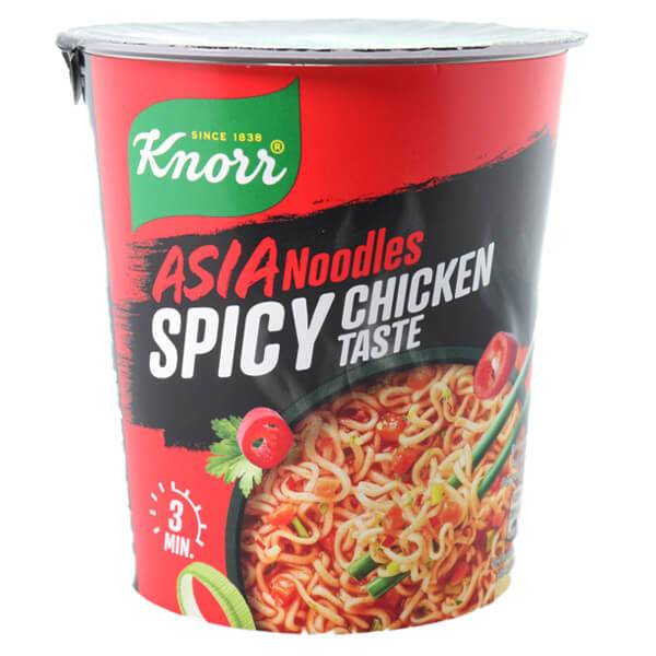 KNORR snack pot asia με πικάντικο κοτόπουλο 64gr